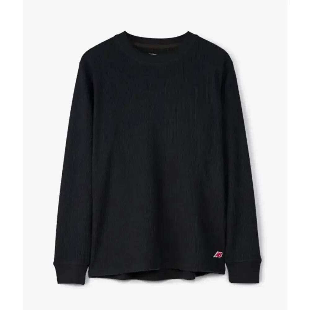 NWT! New Balance‎ Made in USA Long Sleeve Thermal T-Shirt Black XL